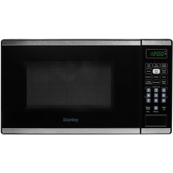 Danby 17-inch, 0.7 cu.ft. Countertop Microwave Oven with 6 Auto Cook Options DBMW0722BBS IMAGE 1