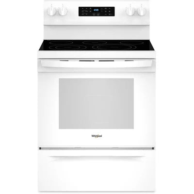 Whirlpool 30" 5.3 cu Glass Top Range YWFES5030RW - Scratch and Dent