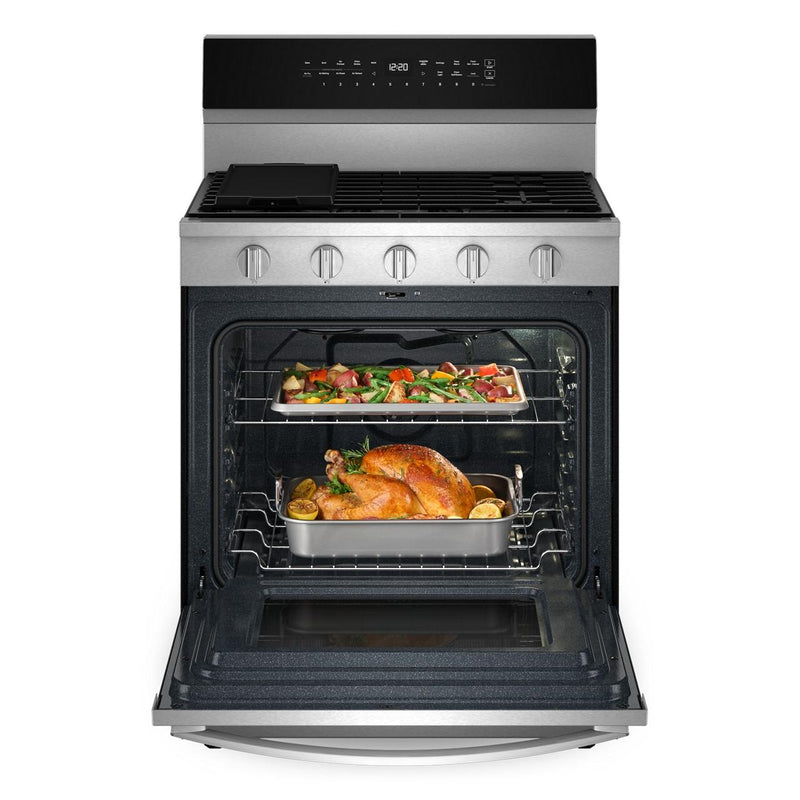 Whirlpool 30-inch Freestanding Gas Range with Air Fry Technology WFGS7530RZ IMAGE 2