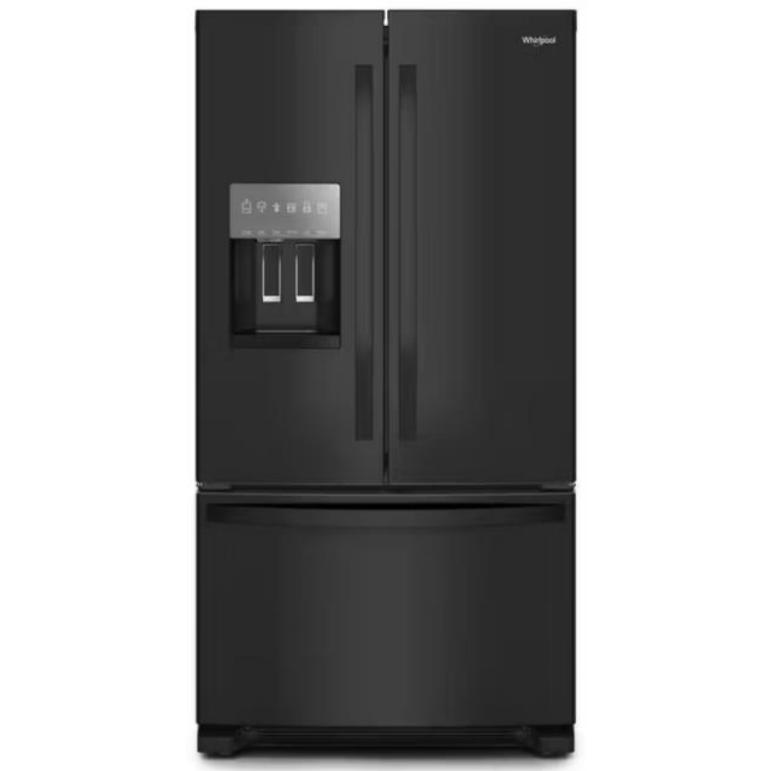 Whirlpool 36-inch French 3-Door Refrigerator with External Dispenser WRFF3436RB IMAGE 1