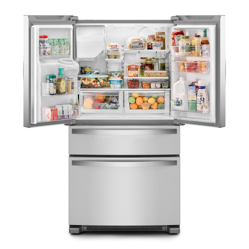 Whirlpool 36-inch French 4-Door Refrigerator with external water and ice dispenser WRMF3636RZ IMAGE 3