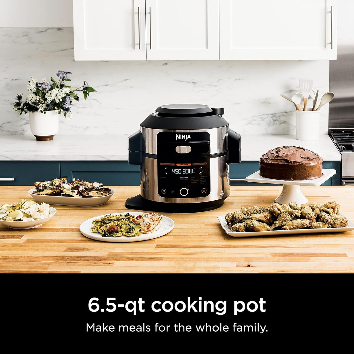 Ninja Foodi popular 13in1 6.5qt. Pressure Cooker Steam Fryer w SmartLid #4944-U9774-M12