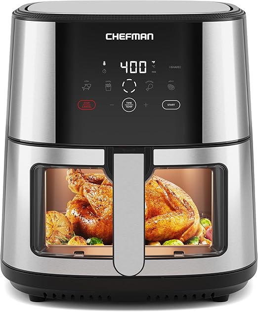 Chefman 8 Quart Air Fryer RJ38-SQSS-8TW-CA - Refurbished