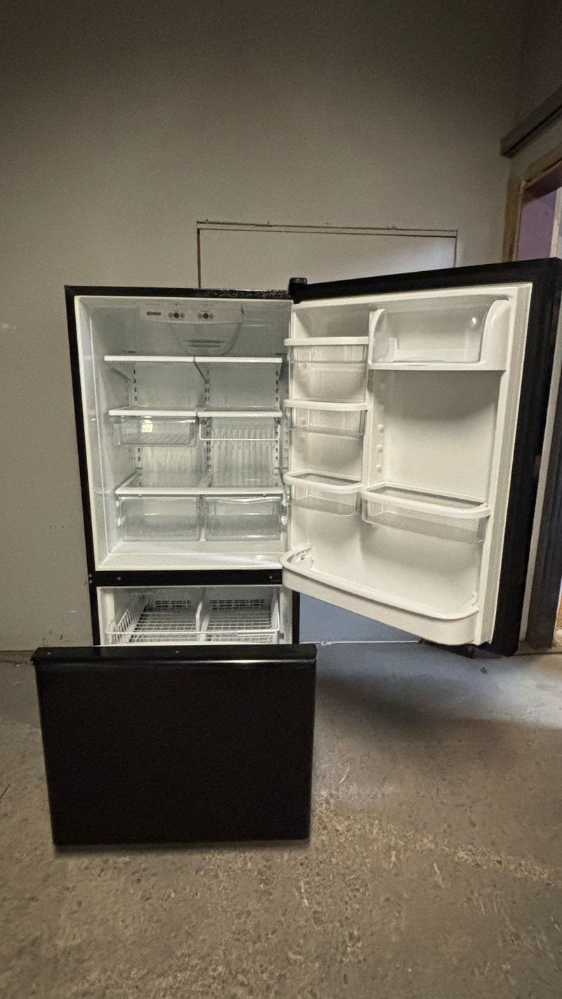 Used Kenmore Black Bottom Mount Fridge