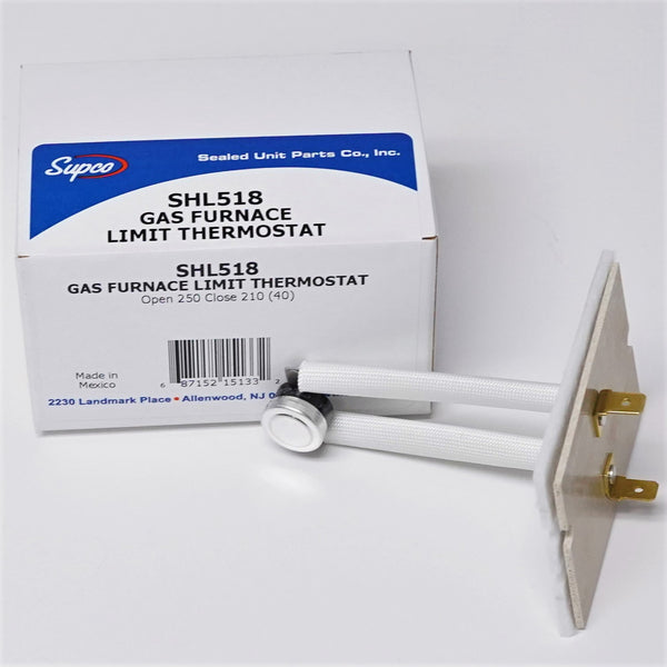 Gas Furnace Plenum Limit Thermostat Thermodisc