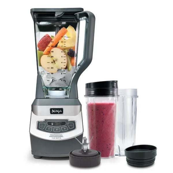 Ninja® Professional Blender & Nutri Ninja® Cups BL660C - Refurbished