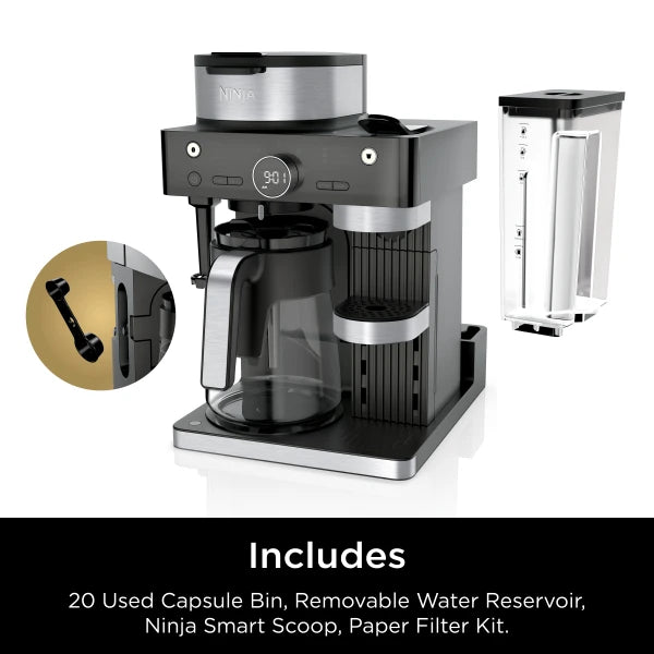 Ninja® Espresso & Coffee Barista System CFN601C - Refurbished