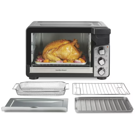 Hamilton Beach Easy View XL Toaster Oven with Sure-Crisp Air Fry 31460C - Refurbished