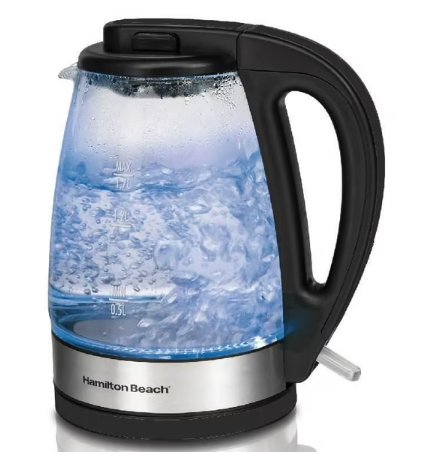 Hamilton Beach 1.7 L Glass Kettle 40855C - Refurbished