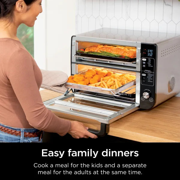 Ninja® 12-in-1 Double Oven with FlexDoor™ DCT401C - Refurbished