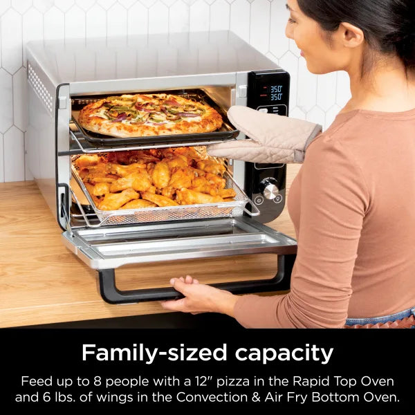 Ninja® 12-in-1 Double Oven with FlexDoor™ DCT401C - Refurbished