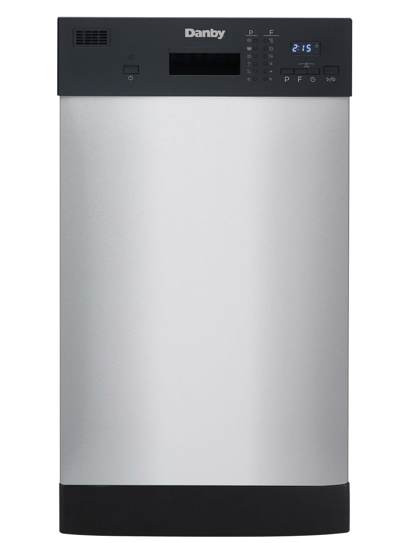 Danby 18" 52 dBA Built-In Dishwasher DDW1804EBSS - Scratch and Dent