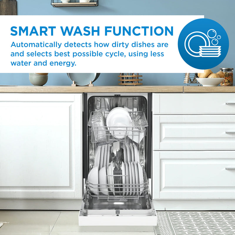 Danby 18" 52 dBA Built-In Dishwasher DDW1804EW - Scratch and Dent