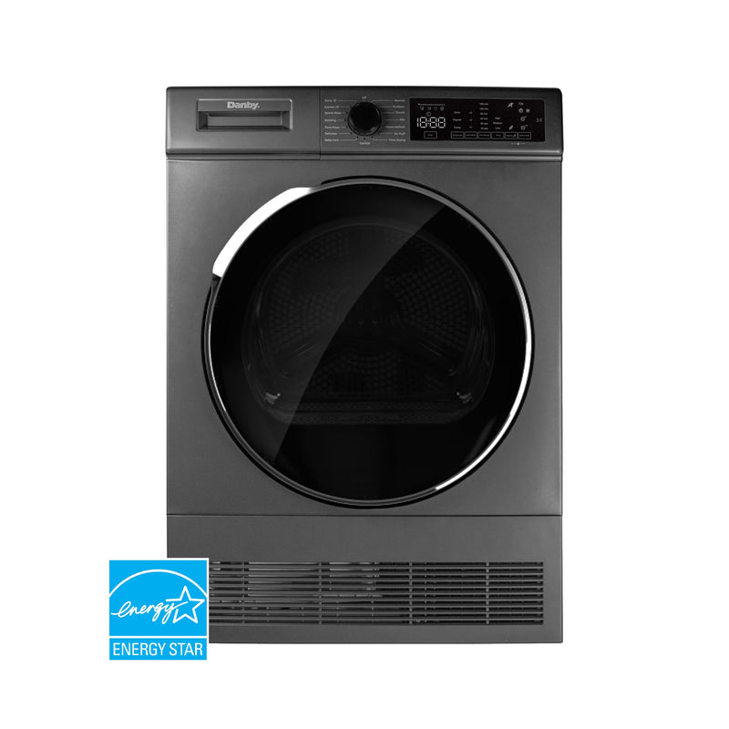 Danby 4 cu Compact Tumble Electric Dryer DDY040D1DSDB - Scratch and Dent