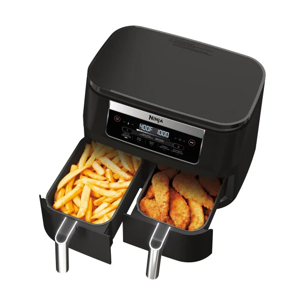 Ninja™ Foodi® 5-in-1, 6-qt. 2-Basket Air Fryer with DualZone™ Technology DZ090C - Refurbished