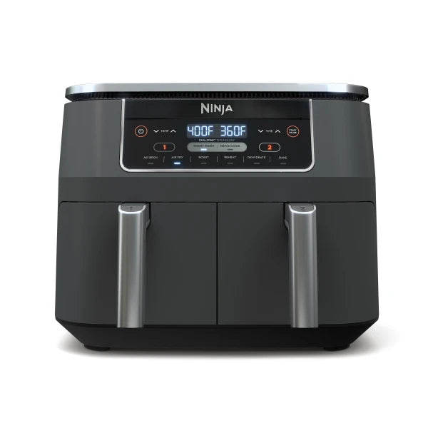 Ninja® Foodi™ 6-in-1 8-qt. 2-Basket Air Fryer with DualZone™ Technology DZ201C - Refurbished