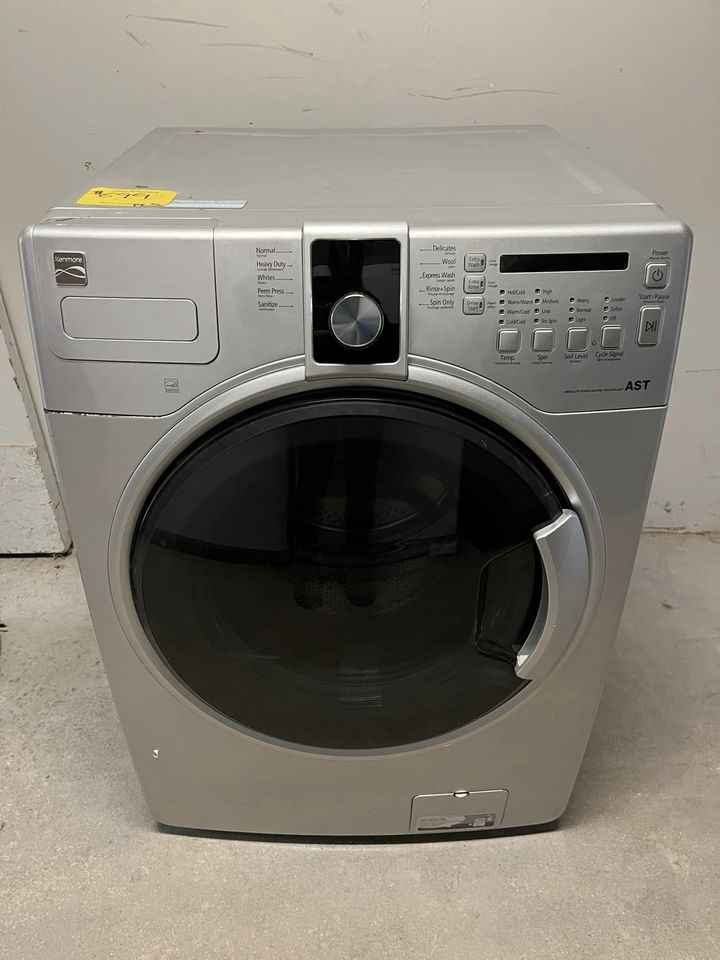 Used Silver Kenmore Front Load Stackable Washer FL5