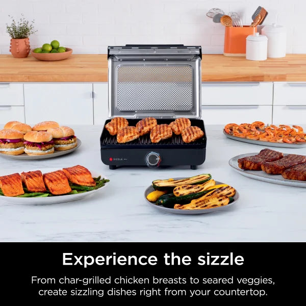 Ninja Sizzle™ Smokeless Indoor Grill GR100C - Refurbished