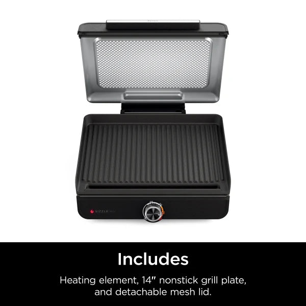 Ninja Sizzle™ Smokeless Indoor Grill GR100C - Refurbished