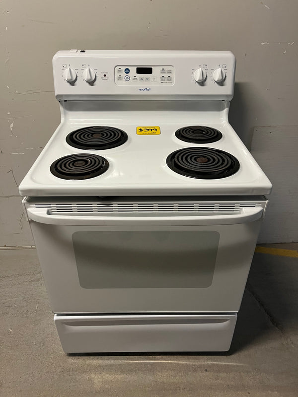 Used Moffat White Coil Top Stove CR1