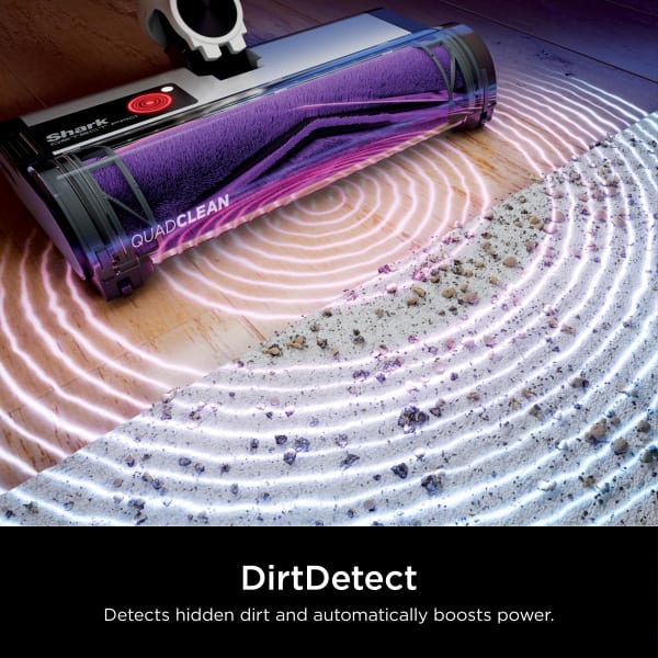 Shark® Cordless Detect Pro™ 1.3L Auto-Empty System with QuadClean™ Multi-Surface Brushroll IW3110C - Refurbished