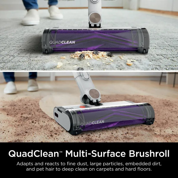 Shark® Cordless Detect Pro™ 1.3L Auto-Empty System with QuadClean™ Multi-Surface Brushroll IW3110C - Refurbished