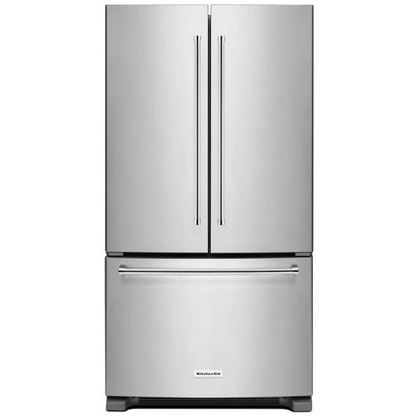 KitchenAid 36 inch 20 cu Counter-Depth French Door Fridge KRFC300ESS - Refurbished