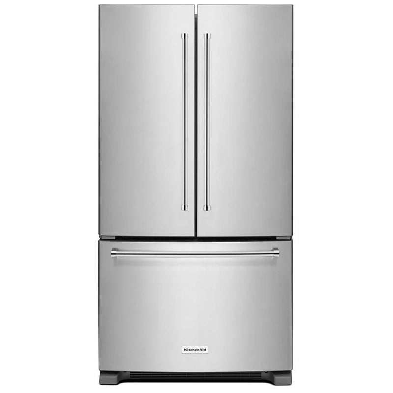 KitchenAid 36 inch 20 cu Counter-Depth French Door Fridge KRFC300ESS - Refurbished