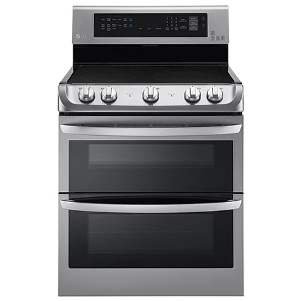 LG 30" 7.3 cu Double Oven Glass Top Range LREL6321S - Refurbished