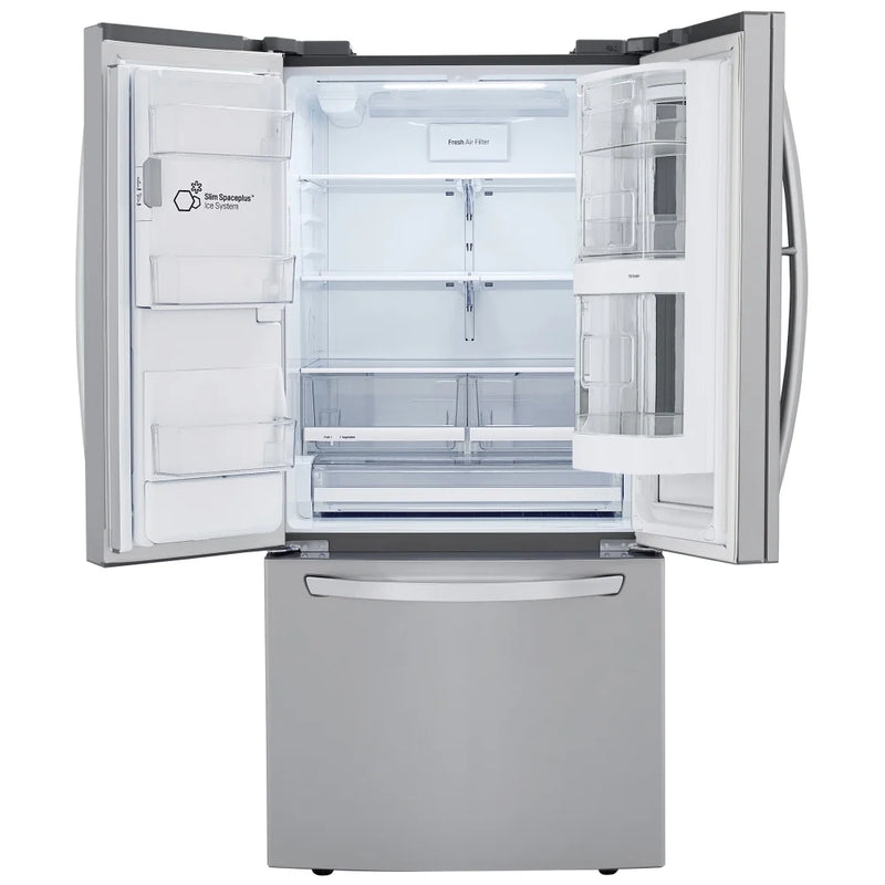 LG 33 inch 24 cu Smart French Door Fridge LRFVS2503S - Refurbished