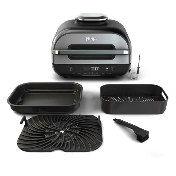 Ninja Foodi Smart XL 6 in 1 Indoor Grill with 4 Quart Air Fryer Roast Bake