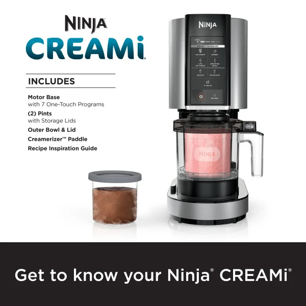 Ninja® CREAMi® 7-in-1 Ice Cream Maker NC301C - Refurbished