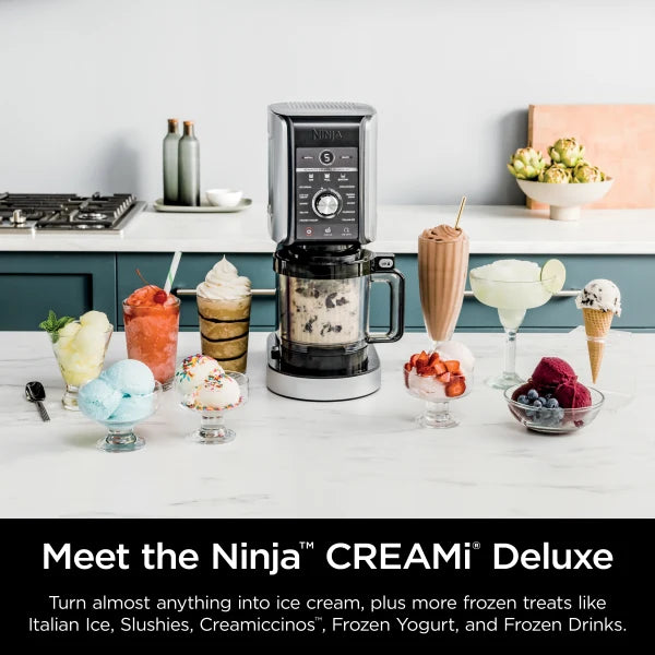 Ninja® CREAMi® Deluxe 11-in-1 Ice Cream and Frozen Treat Maker NC501C - Refurbished