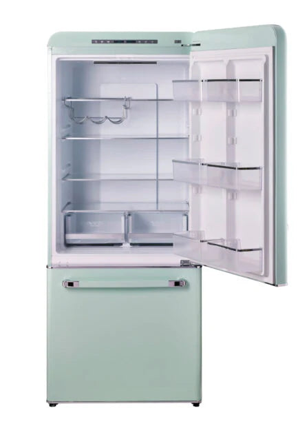 Unique 30 inch 18 cu Retro Bottom Mount Fridge UGP-510L LG AC- Scratch and Dent