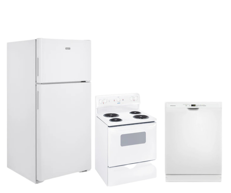 Budget Friendly Kitchen Appliance Package - HPE16BTNRWW, MCBS523DNWW, ADB1400AMW