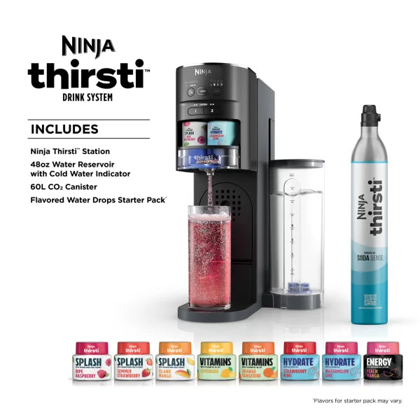 Ninja Thirsti™ Sparkling & Still Drink System WC1001C - Refurbished