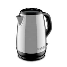 Black+Decker 1.7L Stainless Steel Electric Cordless Kettle KE1700SD - Refurbished