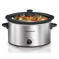 Hamilton Beach 4 Quart Oval Slow Cooker 33140VCR - Refurbished