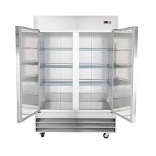 Eurodib 47 cu Reach-in Glass 2-door Commercial All Fridge EURO2GDR - Refurbished