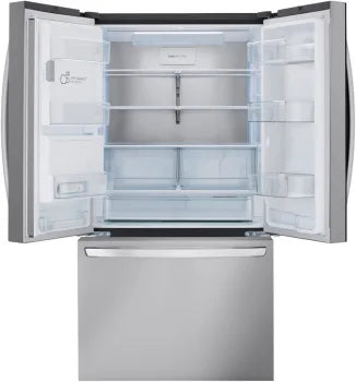 LG 36 inch 26 cu Smart Counter-Depth French Door Fridge LRFXC2606S - Refurbished