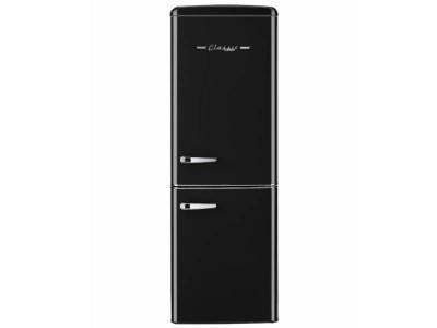 Unique 22 inch 7 cu Retro Bottom Mount Fridge UGP-215L B AC - Scratch and Dent