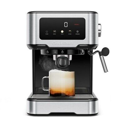 Chefman CraftBrew Espresso Machine w/ Steam Wand RJ54-SS-15-D - Refurbished