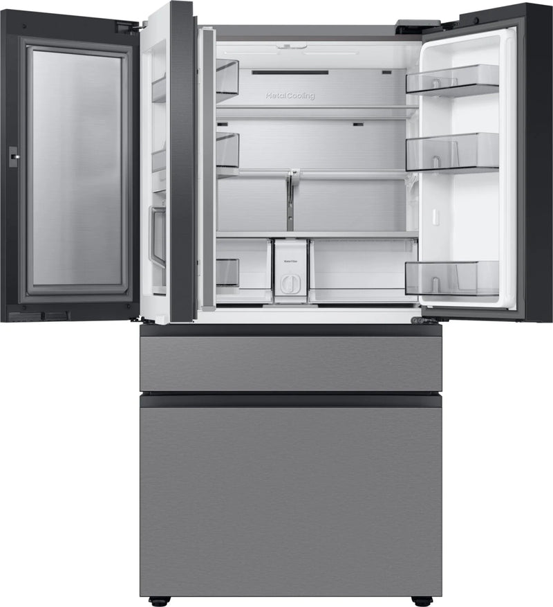 Samsung 36 inch 29 cu Smart 4-Door French Door Fridge with Beverage Center RF29BB8600QLAA - Refurbished