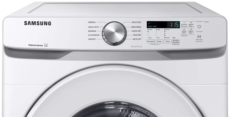 Samsung 7.5 cu Electric Dryer DVE45T6005W/AC - Refurbished