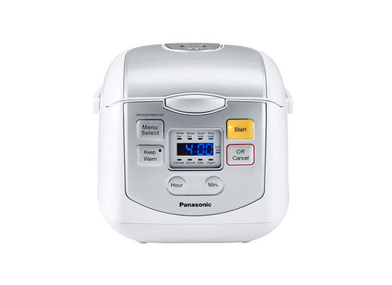 Panasonic 0.8 L / 4 Cup Microcomputer Controlled Rice Cooker SR-ZC075W - Refurbished