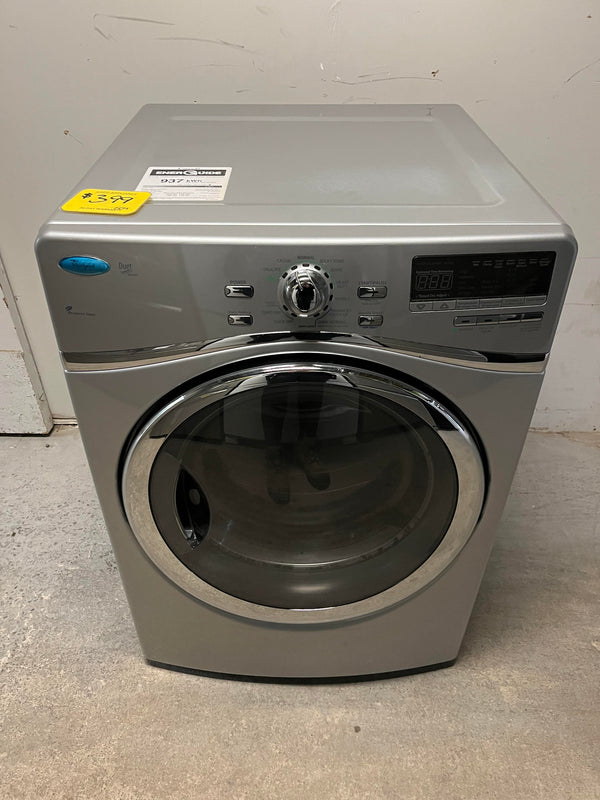 Used Whirlpool Chrome Stackable Electric Dryer